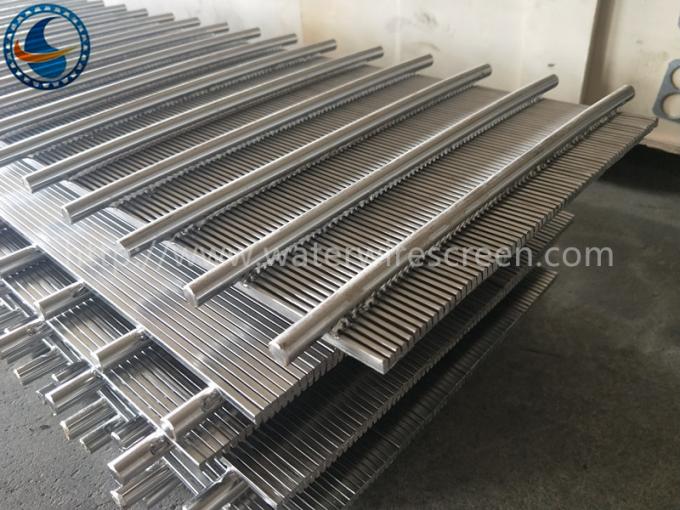 0.5mm Slot Sus304 Flat Johnson Screens With Round Support Bar