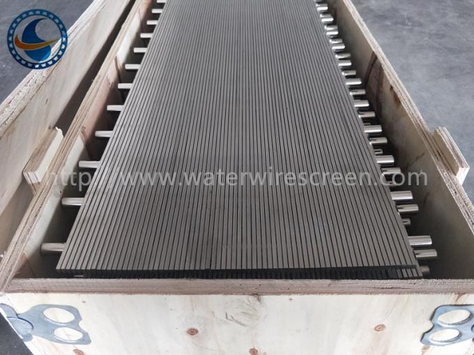 0.5mm Slot Sus304 Flat Johnson Screens With Round Support Bar