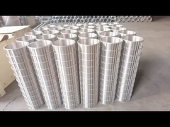 Reverse Rolled Wedge Wire Screen Filter 304 Stainless Steel