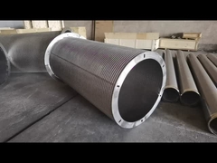 SS 304 Profile Reverse Wedge Vee-Wire Screen Pipes