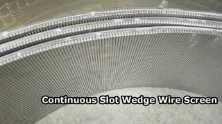 Rod Based Continuous Slot Wedge Wire Arc Screen