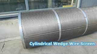 SS304 Cylindrical Wedge Wire Screen