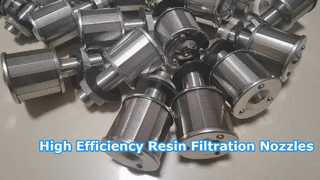 AISI 304 Wedge Wire Screen Nozzle For Resin Filtration