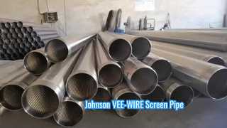 100 bar Stainless Steel Johnson VEE-WIRE Screen Pipe