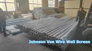 Johnson Vee Wire Low Carbon Galvanized Well Screens