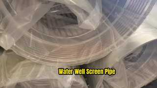 SS304 OD270mm Slot #30 0.76mm Water Well Screen Pipe