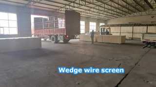 SS 321 Wedge Wire Screen Manufacture