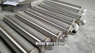 Duplex Steel 2507 Wedge Wire Screen In Sea Water
