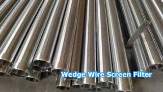 OD 75mm Wedge Wire Screen Filter Match With OD 2-3/8