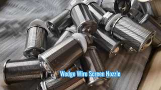 SS316L Wedge Wire Screen Nozzle For Resin Filtration