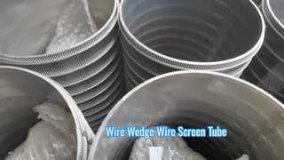 SS304 Vee Shaped Wire Reverse Wedge Wire Screen