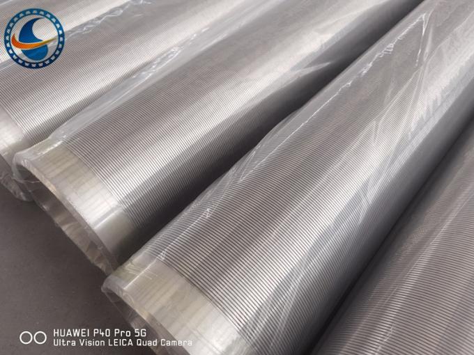 Rod Wire Screen SS304 5.8m Rod Based Water Wire Screen Pipe 10